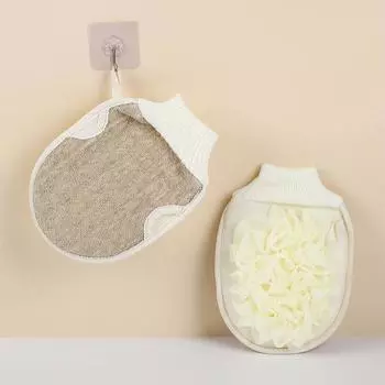 Многоразовая перчатка для ванной, бытовые двухсторонние банные принадлежности для взрослых, сетчатая губка, креативное полировальное полотенце для протирания, инструмент для ванной комнаты