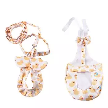 Reusable Goose Breast Strap Cute Chicken Diapers Cute Pet Duck Diaper Poultry Supplies M-1SET