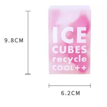 Reusable Ice Cubes Quick Freeze Ice Cubes Colorful Plastic Love Ice Cube Washable Refreezable Ice Cube for Drinks Whiskey Coffee