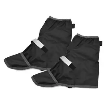 Reusable Rain Boot Shoe Covers Waterproofs Rain Shoe Covers Bicycles Overshoes for Motorcycle Fishing Gardening чёрный