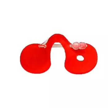 Reusable Safe Anti-pecking Pheasant Pigeon Glasses Chicken Poultry Supplies Chicken Glasses M (with hole)