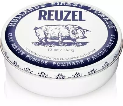 Reuzel Hollands Finest Pomade Clay argile texturisante effet mat TU прозрачный