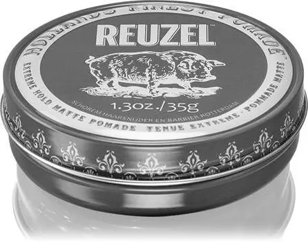 Reuzel Hollands Finest Pomade Extreme Hold pommade cheveux effet mat TU прозрачный