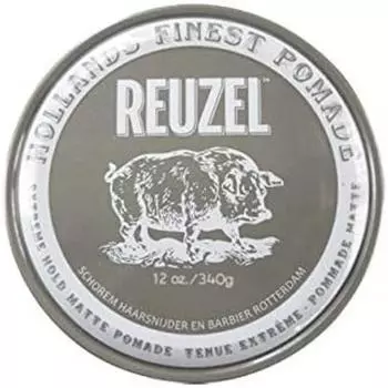 REUZEL REUZEL Extreme Hold Matte Pomade Grey NO SHINE 340 г Воск для волос 340 г Клубника