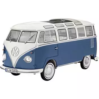 Revell 07009 Комплект модели автобуса Volkswagen T1 Samba, 1 шт.:16 Масштаб 27,2 см, Многоцветный, 223