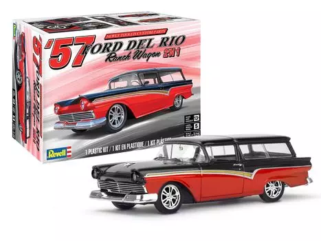 Revell 14548 Ford Del Rio Ranch Wagon Scale 197 деталей, набор для сборки модели 5-го уровня сложности 57 2 N1 125