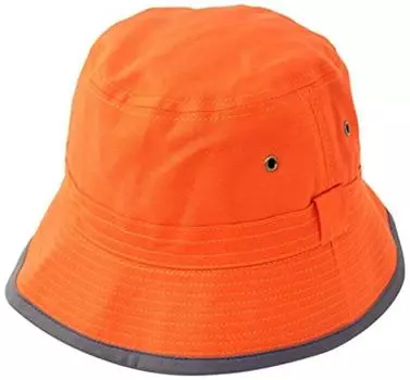Reversible Bucket Hat Hat Men s Women s (Orange/Gray, Free)