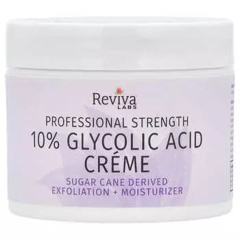 Reviva Labs, 10% Glycolic Acid Cream, Anti-Aging, 2.0 oz (55 g)