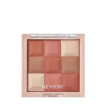 Revlon blush & illuminator palette 003 caramel nude japanese design cheek & highlighter natural complexion! nude red color 8.5g