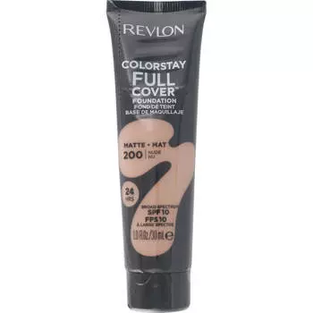 Revlon ColorStay Full Cover Foundation 200 Skin Makeup Нанесите небольшое количество на тыльную сторону ладони.. Возьмите небольшое количество, так как он тянется.. Место