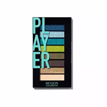 REVLON COLORSTAY LOOKS BOOK PALETTETM 910 PLAYER 910 Тени для век Player Color Aqua Green Макияж для глаз REVLON COLORSTAY LOOKS BOOK PALETTETM 910 PLAYER 910