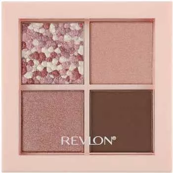 Revlon Dazzle Eyeshadow Quad 004 Rosie Brown Color Image: Rose Brown Japan Development Eyeshadow 3.0g