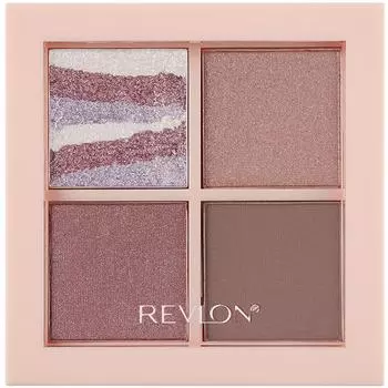 Revlon Dazzle Eyeshadow Quad 005 Макияж для глаз Цвета и тени для век С помощью кисти или кончика карандаша проведите линию вдоль линии роста ресниц, используя правый нижний угол