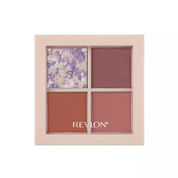 Revlon Dazzle Eyeshadow Quad 007 Jewel Moon Color Plum Pink Japanese Development Eyeshadow Image 3.0g