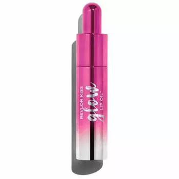 Revlon Kiss Glow Lip Oil 007 Гордость быть розовым (Цветное изображение: Неоново-розовый для синей основы) Помада Be Pink 6мл (х 1)