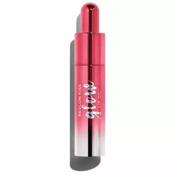 Revlon Kiss Glow Lip Oil 008 Ray of Pink Peach pink for yellow Lipstick 6ml (Color image: base) (x 1)