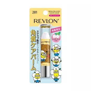 Revlon Kiss Sugar Scrub Minion 281 Sugar Mint Sugar Mint Scent Увлажняющий отшелушивающий уход для губ Скраб для губ 2,6 г