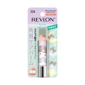 Revlon Kiss Sugar Scrub Sanrio 326 Peach Сладкий и свежий аромат персика Увлажняющий отшелушивающий уход для губ Скраб для губ Kuromi 2,6 г