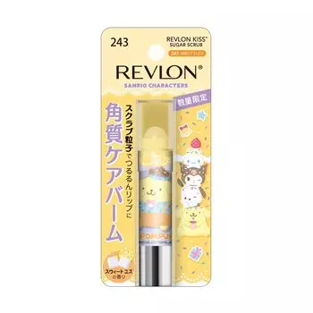 Revlon Kiss Sugar Scrub Sanrio Pompompurin 243 Sweet Yuzu Увлажняющий отшелушивающий уход для губ Скраб для губ POMPOMPURIN SANRIO 2,6 г