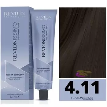 Revlon Revlonissimo Colorsmetique 4,11 Medium Chestnut Intense Ash 60ml