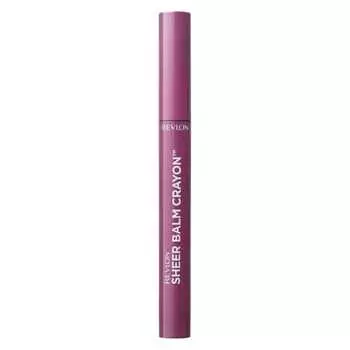 Revlon Sheer Balm Crayon 002 Black Currant (Color Image: Berry) Lip Color Lip Liner Lip Balm 1.1g