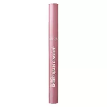 Revlon Sheer Balm Crayon 006 Nude Pink (Цветное изображение: Розовый бежевый) Lip Color Lip Liner Lip Balm 1.1g