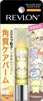 Revlon Sugar Scrub Pokepiece Упаковка 183 Sweet Yuzu Слегка нежный сладкий аромат юдзу Скраб для губ Pokemon Lip, сладкий, 2,6 г