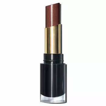 Revlon Super Lustrous Glass Shine Lipstick 010 Chocolate Luster Шоколадно-коричневая помада с ароматом сладкой ванили (Цветное изображение пока нет) 3.1г Немного