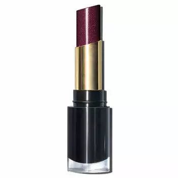 Revlon Super Lustrous Glass Shine Lipstick 012 Black Cherry Deep Bordeaux sweet vanilla scent Lipstick (Color image Brevet) 3.1g Slightly