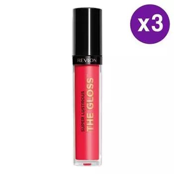 Revlon Super Lustrous The Gloss 240 Fatal Apple, 3 pieces
