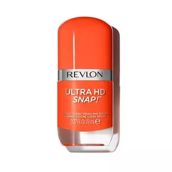 Revlon Ultra HD 007 Hot Stuff Quick Dry Quick Dry High Coloring No Base or Top Coat Nail Color Nail Polish REVLON 8ml Snap! Required!
