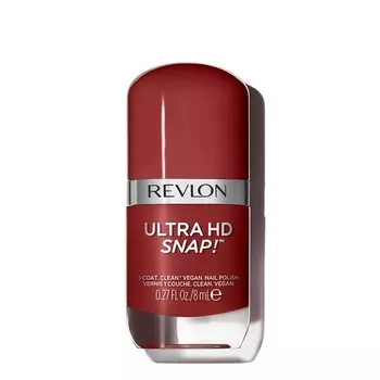 Revlon Ultra HD 014 Red and Real Quick Dry Quick Dry High Color No Base or Top Coat Nail Color Nail Polish REVLON 8ml Snap! Required!