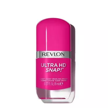 Revlon Ultra HD 028 Rule the World Quick Dry Quick Dry High Coloring No Base or Top Coat Nail Color Nail Polish REVLON 8ml Snap! Required!