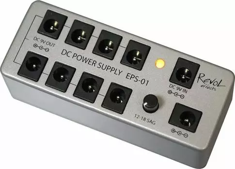 Revol Effects Блок питания DC POWER SUPPLY SET EPS-01SET (с адаптером/кабелем постоянного тока)