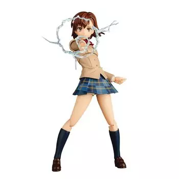 Revoltech Amazing Yamaguchi Toaru Kagaku no Railgun Mikoto Misaka Зимний наряд, версия. Рисунок действия