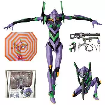 Revoltech EVA 01 Evangelion Mafex 080 Фигурка Коллекция Модель Подарочные Игрушки color box