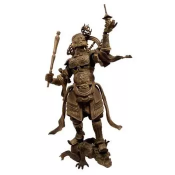 Revoltech Takeya 001EX Tamonten Wooden Edition окрашенная фигурка, не масштабированная, ABS и ПВХ