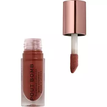 Revolution Lip Gloss Pout Balm Plumping Cookie Warm Nude 4.6ml