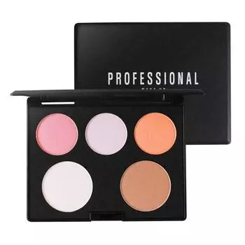 Revssang Artist Cheek, розовый + лавандовый + оранжевый + белый + коричневый, 1 шт.