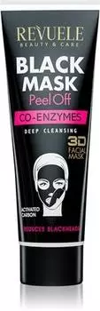 Revuele Black Mask Peel Off Co-enzymes Masque Peel-off Anti-points Noirs TU прозрачный