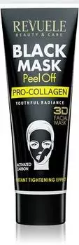 Revuele Black Mask Peel Off Pro-colagen Masque Peel-off Pour Raffermir Le Visage TU прозрачный