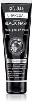 Revuele Charcoal Black Mask Masque Peel Off Purifiant Pour Peaux Problmes TU прозрачный
