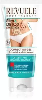 Revuele Slim & Detox Гель для похудения с кофеином для живота и бедер TU прозрачный