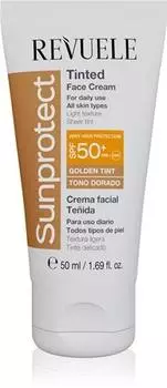 Revuele Sunprotect Tinted Face Cream защитный тональный крем SPF 50+ TU прозрачный
