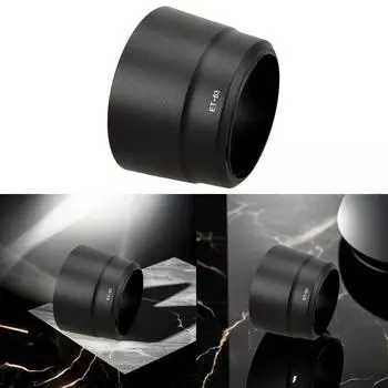 Реверсивная бленда объектива ET63 для EF-S 55-250mm f/4-5.6 IS STM для получения четких и ясных изображений. Защитный экран для объектива.