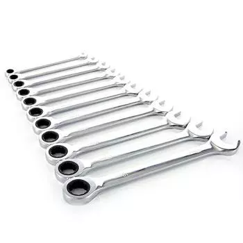 Реверсивный гаечный ключ с храповым механизмом 8–19 мм, прочный гаечный ключ с храповым механизмом, ручной инструмент 8 mm