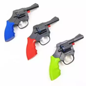 Револьвер игрушечный пистолет мини не стреляющий поп-пистолет инертный колпачок поддельный пистолет для взрослых коллекция мальчиков подарок на день рождения