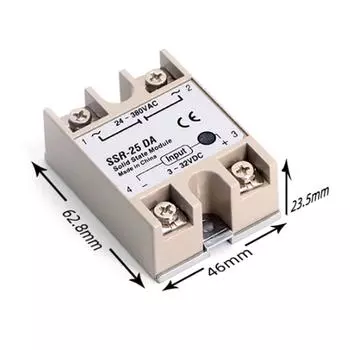 REX-C100FK02-V*DN Интеллектуальный контроллер температуры Выход SSR + SSR-25 DA + Кабель M6 1M Набор из 3 предметов 1 set