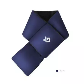 Rexchi Warm Neck Warmer Outdoor Sports Cycling Ski Scarf down Cloth Polar Fleece Lining Windproof Waterproof DWJ42 navy blue Total length: 90cm Width: 15cm