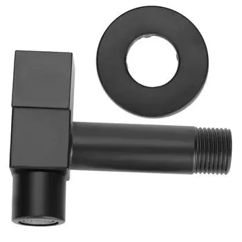 Резьба G1/2 Черный Медный Смеситель Настенный Одинарный Кран Холодной Воды Аксессуар для Ванной Комнаты Мойка для Швабры